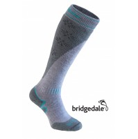 Bridgedale SKI MOUNTAIN WOMEN'S Long Socks in STONE/GREY